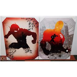 ANT MAN AND IRON MAN WALL HANGINGS