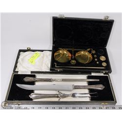 ESTATE 3 PC CUTLASS CARVING SET WITH A