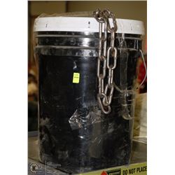 BUCKET OF 1/4" CHAIN GR30 STRAIGHT