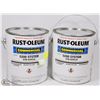 Image 1 : TWO PAILS OF RUST-OLEUM COMMERCIAL 5200 SYSTEM DTM