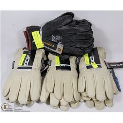 3 BUNDLES OF THINSULATE WATER REPELLANT WORK GLOVE