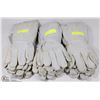 Image 1 : 3 BUNDLES OF HEAVY DUTY WORK GLOVES