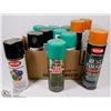Image 1 : BOX OF ASSORTED SPRAY PAINTS
