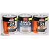 Image 1 : THREE PAILS OF KRYLON PAINTS ONE IS IRON GUARD