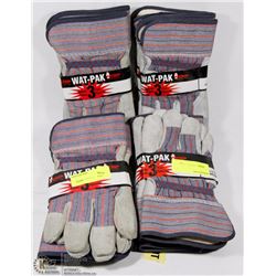 4 BUNDLES OF WORK GLOVES