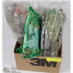 BOX OF COATED WORK GLOVES