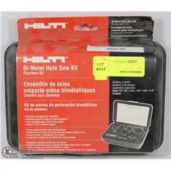 HILTI BI-METAL HOLE SAW KIT