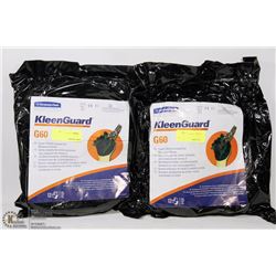 2 BAGS OF KLEEN GUARD G60 CUT RESISTANT GLOVES