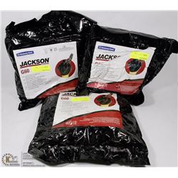 3 BAGS OF JACKSON G60 CUT RESISTANT GLOVES