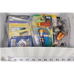 BOX W/ECLECTIC COLLECTIBLE CARDS &