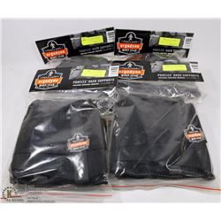 LOT OF 4 PROFLEX BACK SUPPORTS