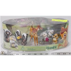 NEW DISNEY STORE BAMBI 7  FIGURINES PLAY SET