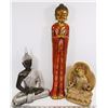 Image 1 : LOT OF 3 BUDDHA FIGURES
