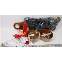 VARIETY BOX WITH NEW LEATHER FANNY PACK & MORE