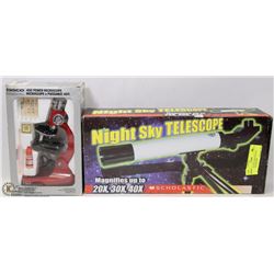 VINTAGE TOY'S 1988 TASCO 450 POWER MICROSCOPE