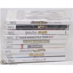 LOT OF 10 NINTENDO WII GAMES