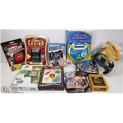 FLAT OF NEW 4 HANDHELD GAMES VEGAS CASINO