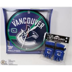 NEW WINCRAFT SPORTS WALL CLOCK VANCOUVER