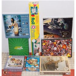 FLAT OF 6 SEALED PUZZLES JIGSAW BALL SPHERICAL