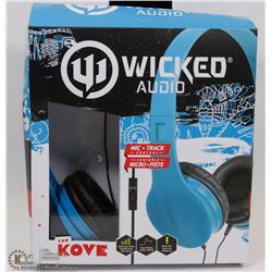 WICKED AUDIO THE KOVE OVER EAR HEADPHONES