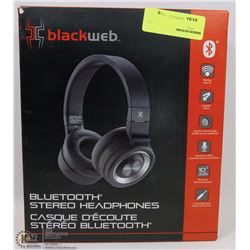 BLACKWEB BLUETOOTH STEREO HEADPHONES