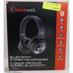 BLACKWEB BLUETOOTH STEREO HEADPHONES
