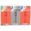 Image 1 : LOT OF 3 ONN USB CHARGE AND SYC CABLES FOR IPHONE