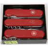 Image 1 : LOT OF 3 SWISS ARMY KNIVES