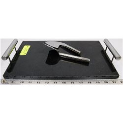 MARBLE BOARD CHEESE SET