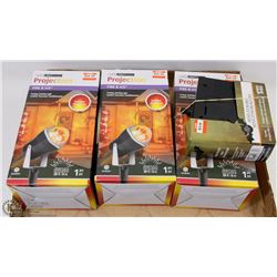 SET OF 3 NEW GEMMY LED LIGHTS SHOW  PROJECTOR