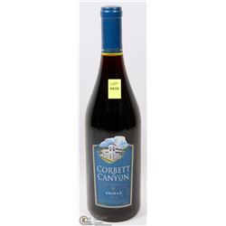 CORBETT CANYON SHIRAZ RED WINE
