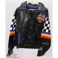 LEATHER MYRTLE BEACH NASCAR CAFE COLLECTOR JACKET