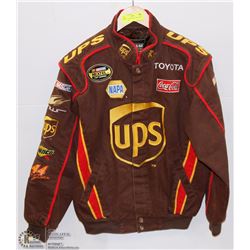 NASCAR UPS COLLECTORS JACKET SIZE SMALL