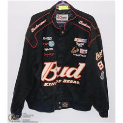 NASCAR BUDWEISER COLLECTORS JACKET SIZE 2XL