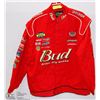 Image 1 : NASCAR RED BUDWEISER COLLECTORS JACKET SIZE XL
