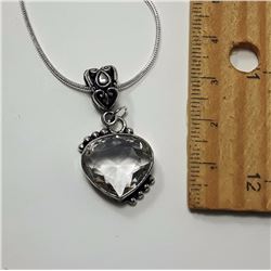 #13 - NATURAL WHITE TOPAZ PENDANT