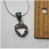 Image 1 : #13 - NATURAL WHITE TOPAZ PENDANT