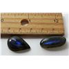 Image 1 : #18 - LOT OF 2 NATURAL LABRADORITE GEMSTONES