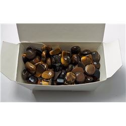#14 - LOT OF 50 GRAMS OF POLISHED TIGER'S EYE