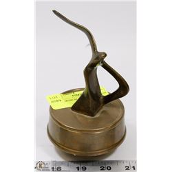 BRASS MUSICAL  EAGLE ORNAMENT