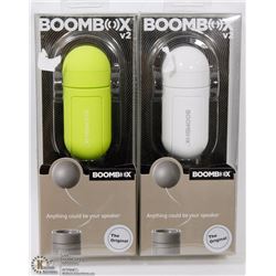 LOT OF TWO BOOMBOX VIBRATION SPEAKER