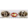 Image 1 : LOT OF THREE BELT BUCKLES INCLUDING COCA-COLA