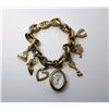 Image 1 : #3 - GOLDTONE CHARM BRACELET STYLE  WATCH