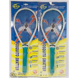 LOT OF TWO ELECTRIC FLY SWATTERS