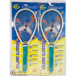 LOT OF TWO ELECTRIC FLY SWATTERS