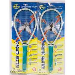 LOT OF TWO ELECTRIC FLY SWATTERS