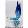 Image 1 : BLUE ART GLASS WHALE