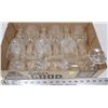 Image 1 : 6 PINWHEEL WINE GOBLETS & 4 CRYSTAL WINE GLASSES.
