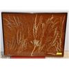 Image 1 : FRAMED GRAIN PICTURE 24"X32"