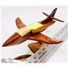 Image 1 : WOODEN AIRPLANE MILITARY JET